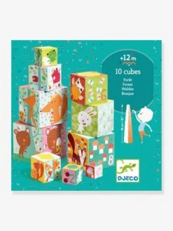 Produits Pour Enfants -Produits Pour Enfants 10 cubes foret djeco 1