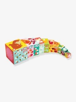 10 Cubes Forêt DJECO Vert - Djeco -Produits Pour Enfants 10 cubes foret djeco 2