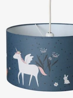 Abat-jour Pour Suspension FORÊT ENCHANTEE Bleu - Vertbaudet -Produits Pour Enfants abat jour pour suspension foret enchantee 2