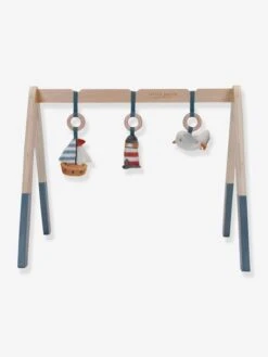 Arche En Bois D'Éveil Mouette Sailors Bay - LITTLE DUTCH Bleu Grisé - Little Dutch -Produits Pour Enfants arche en bois deveil mouette sailors bay little dutch 2