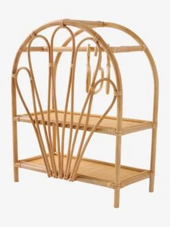 Armoire Poupon En Rotin Beige - Vertbaudet -Produits Pour Enfants armoire poupon en rotin 2