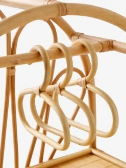 Armoire Poupon En Rotin Beige - Vertbaudet -Produits Pour Enfants armoire poupon en rotin 3