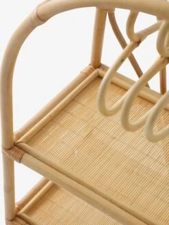 Armoire Poupon En Rotin Beige - Vertbaudet -Produits Pour Enfants armoire poupon en rotin 4