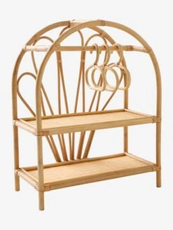 Armoire Poupon En Rotin Beige - Vertbaudet -Produits Pour Enfants armoire poupon en rotin 5