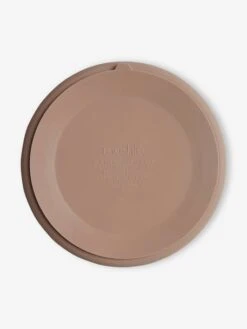 Assiette Compartimentée MUSHIE En Silicone Beige - Mushie -Produits Pour Enfants assiette compartimentee mushie en silicone 2