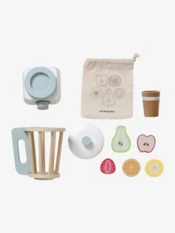 Blender + Tranches De Fruits En Bois FSC® Multicolore - Vertbaudet -Produits Pour Enfants blender tranches de fruits en bois fsc 3