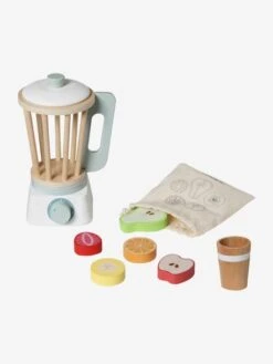 Blender + Tranches De Fruits En Bois FSC® Multicolore - Vertbaudet -Produits Pour Enfants blender tranches de fruits en bois fsc 4