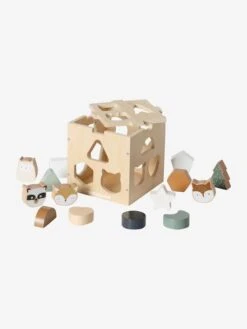 Boîte Des Animaux à Encastrer GREEN FOREST En Bois FSC® Multicolore - Vertbaudet -Produits Pour Enfants boite des animaux a encastrer green forest en bois fsc 2