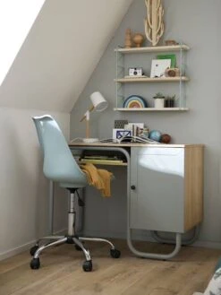 Bureau Enfant Vintage OXFORD Bleu - Vertbaudet -Produits Pour Enfants bureau enfant vintage oxford 5