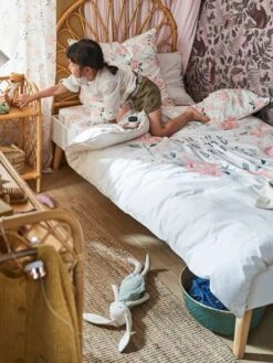 Cadre De Lit LIGNE CONFETTI Blanc/bois - Vertbaudet -Produits Pour Enfants cadre de lit ligne confetti 3