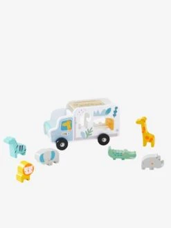 Camion D'encastrement Jungle En Bois FSC® Multicolore - Vertbaudet -Produits Pour Enfants camion dencastrement jungle en bois fsc 4