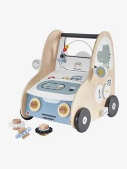 Chariot De Marche Avec Freins EN VOITURE SIMON En Bois FSC® Multicolore - Vertbaudet -Produits Pour Enfants chariot de marche avec freins en voiture simon en bois fsc 2