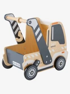 Chariot De Marche Camion En Bois FSC® Beige - Vertbaudet -Produits Pour Enfants chariot de marche camion en bois fsc 2