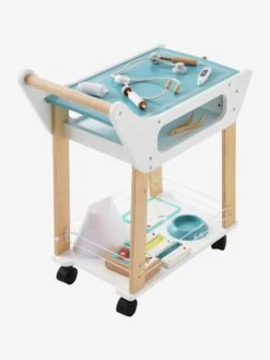 Chariot De Vétérinaire En Bois FSC® Blanc - Vertbaudet -Produits Pour Enfants chariot de veterinaire en bois fsc 4