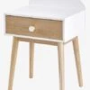 Chevet Avec Poignées Personnalisables LIGNE CONFETTI Blanc - Vertbaudet -Produits Pour Enfants chevet avec poignees personnalisables ligne confetti