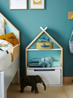 Chevet Enfant Fond Réversible Bleu Ou Rose LIGNE TIPILI Blanc - Vertbaudet -Produits Pour Enfants chevet enfant fond reversible bleu ou rose ligne tipili 4