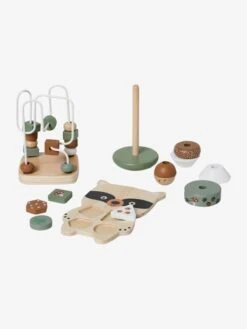 Produits Pour Enfants -Produits Pour Enfants coffret 3 jeux deveil green forest en bois fsc 1