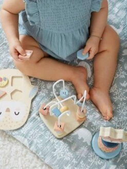 Coffret 3 Jeux D'éveil Les Amis De La Forêt En Bois FSC® Beige - Vertbaudet -Produits Pour Enfants coffret 3 jeux deveil les amis de la foret en bois fsc 2