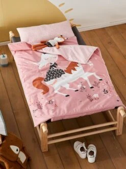 Couchage De Sieste Maternelle MINILI PRINCESSE NATURE Personnalisable Rose - Vertbaudet -Produits Pour Enfants couchage de sieste maternelle minili princesse nature personnalisable 5