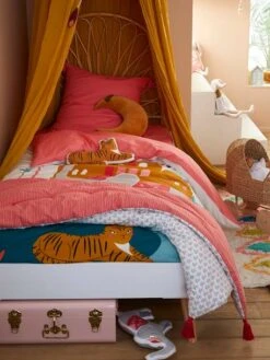 Couvre-lit EDEN INDIA Rose / Multicolore - Vertbaudet -Produits Pour Enfants couvre lit eden india 2