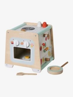 Cube D'activités Cuisinette En Bois FSC® Beige - Vertbaudet -Produits Pour Enfants cube dactivites cuisinette en bois fsc 5