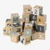 Cubes Alphabet En Bois FSC® Multicolore - Vertbaudet
