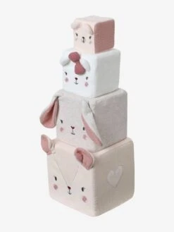 Cubes En Tissu GRENIER Beige - Vertbaudet -Produits Pour Enfants cubes en tissu grenier 2