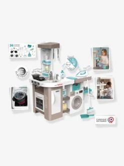 Cuisine Tefal Clean - SMOBY Blanc - Smoby -Produits Pour Enfants cuisine tefal clean smoby 2
