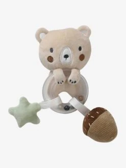 Doudou Carré + Hochet GREEN FOREST Multicolore - Vertbaudet -Produits Pour Enfants doudou carre hochet green forest 5