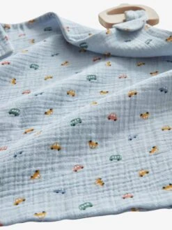Doudou En Gaze De Coton + Hochet Bois EN VOITURE SIMON Multicolore - Vertbaudet -Produits Pour Enfants doudou en gaze de coton hochet bois en voiture simon 4