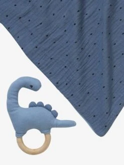 Doudou En Gaze De Coton + Hochet En Bois PETIT DINO Multicolore - Vertbaudet 13 Doudou En Gaze De Coton + Hochet En Bois PETIT DINO Multicolore - Vertbaudet -Produits Pour Enfants doudou en gaze de coton hochet en bois petit dino 5