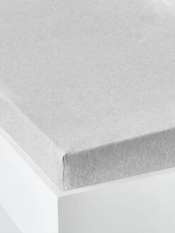 Drap-housse Bébé PETIT MOUTON Gris Chiné - Vertbaudet