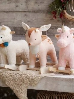 Faon à Bascule En Bois FSC® Multicolore - Vertbaudet -Produits Pour Enfants faon a bascule en bois fsc 3