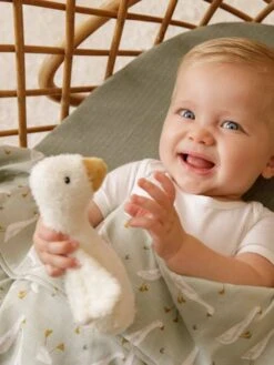 Hochet Couineur Little Goose - LITTLE DUTCH Blanc - Little Dutch -Produits Pour Enfants hochet couineur little goose little dutch 3