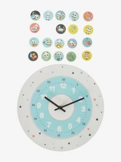 Horloge De La Journée Avec Magnets En Bois FSC® Multicolore - Vertbaudet -Produits Pour Enfants horloge de la journee avec magnets en bois fsc 2