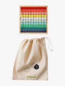 Jeu Des Tables De Multiplication En Bois FSC® Multicolore - Vertbaudet -Produits Pour Enfants jeu des tables de multiplication en bois fsc 3
