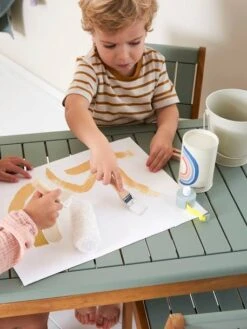 Kit Du Peintre En Bois FSC® Bleu - Vertbaudet -Produits Pour Enfants kit du peintre en bois fsc 3