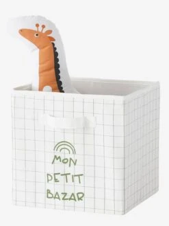 Les 3 Bacs De Rangement Tanzanie Tilleul Foncé Imprimé - Vertbaudet -Produits Pour Enfants les 3 bacs de rangement tanzanie 2