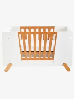 Lit Bébé Avec Barrière Amovible + Rangement Bibliothèque LIGNE PIROUETTE Blanc - Vertbaudet -Produits Pour Enfants lit bebe avec barriere amovible rangement bibliotheque ligne pirouette 5