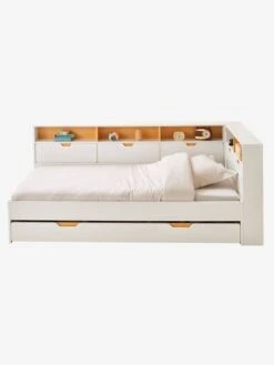 Lit Enfant Multi Rangements TRÉSOR Blanc - Vertbaudet -Produits Pour Enfants lit enfant multi rangements tresor 3