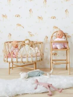 Lit Poupon En Rotin Beige - Vertbaudet -Produits Pour Enfants lit poupon en rotin 2