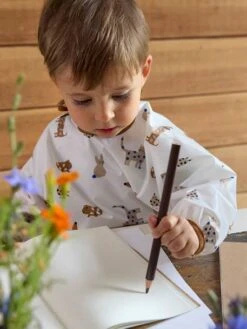 Lot De 2 Bavoirs Manches Longues LÄSSIG Little Forest Renard - Vert Ol - Lassig -Produits Pour Enfants lot de 2 bavoirs manches longues lassig 5