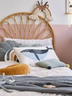 Lot De 2 Coussins SOUS L'OCÉAN Bleu - Vertbaudet -Produits Pour Enfants lot de 2 coussins sous locean 2