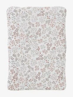 Matelas à Langer Poupon En Gaze De Coton Flora Multicolore - Vertbaudet -Produits Pour Enfants matelas a langer poupon en gaze de coton flora 3