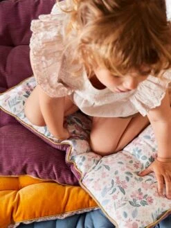 Matelas De Sol Bi-matière VICTORIA Prune - Vertbaudet -Produits Pour Enfants matelas de sol bi matiere victoria 3