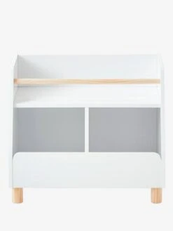 Meuble De Rangement Mixte étagère + Bacs LIGNE PTILOU Blanc/bois - Vertbaudet -Produits Pour Enfants meuble de rangement mixte etagere bacs ligne ptilou 2