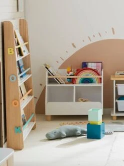 Meuble De Rangement Mixte étagère + Bacs LIGNE PTILOU Blanc/bois - Vertbaudet -Produits Pour Enfants meuble de rangement mixte etagere bacs ligne ptilou 4