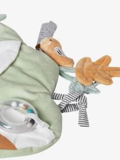 Panneau D'activités Musical En Tissu TANZANIE Blanc - Vertbaudet -Produits Pour Enfants panneau dactivites musical en tissu tanzanie 2