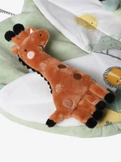 Panneau D'activités Musical En Tissu TANZANIE Blanc - Vertbaudet -Produits Pour Enfants panneau dactivites musical en tissu tanzanie 3