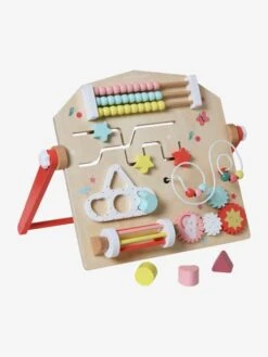 Planche D'activités Verticale En Bois FSC® Multicolore - Vertbaudet -Produits Pour Enfants planche dactivites verticale en bois fsc 2